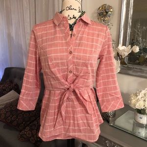 Simply noelle blouse tied in the front size  xs